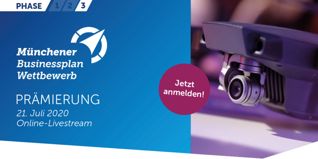 Heute ab 18:00 Uhr: Livestream zum Finale im Münchener Businessplan Wettbewerb