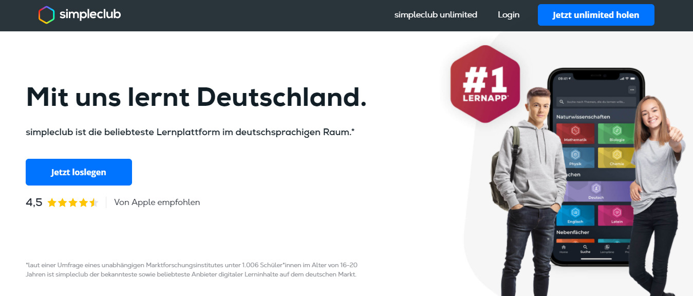 Simpleclub - Die Lernplattform Nr. 1 In Deutschland - Bayern Startups